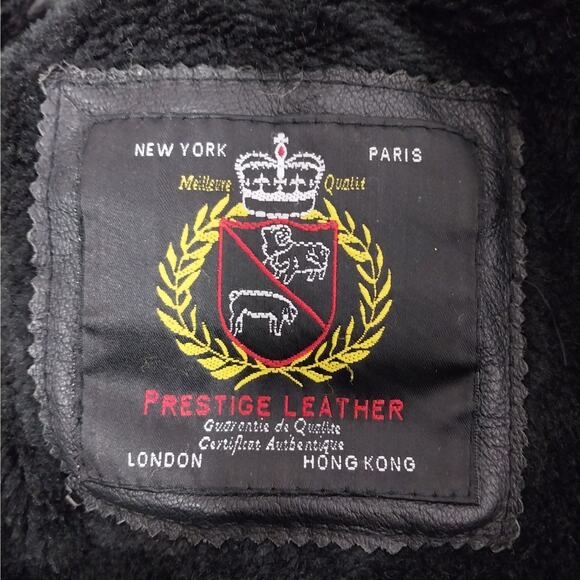 PRESTIGE LEATHER! BLACK GENUINE LEATHER BELTED WAIST HOODIE COAT, JACKET! SZ 2XL - Picture 12 of 15